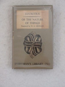 Lucretius-OF-THE-NATURE-OF-THINGS-Everyman-039-s-Library-No-750-1938