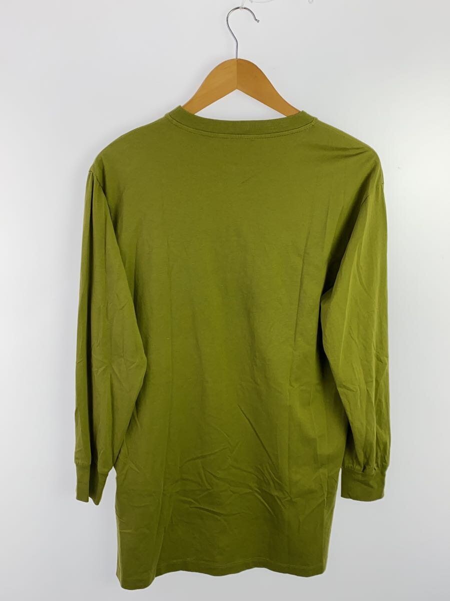 MARNI Long Sleeve T I Logo Print Shirt 36 Cotton Khaki THJE0129PN 