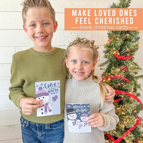 24 tarjetas de Navidad en caja con sobres para seres queridos amigos de la familia - Imagen 9 de 9