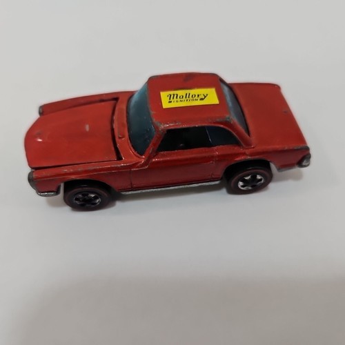Mercedes 280SL 1973 Hot Wheels Red Line esmalte rojo - Imagen 5 de 9