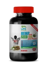 mood improvement supplement, ORGANIC HEMP SEED OIL 1400mg, stearic acid 1 B