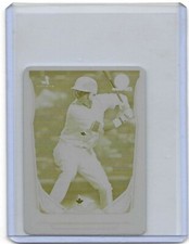 2014 Bowman Chrome ANDY BURNS #77 Mini  YELLOW PRINTING PLATE RC  1/1