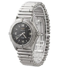 Breitling Callisto 8 ANS Stainless Steel Black Roman Dial 35mm Watch A64046 3