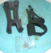 NOS Mountain Bike Wellgo Black Resin Medium Toe Clips