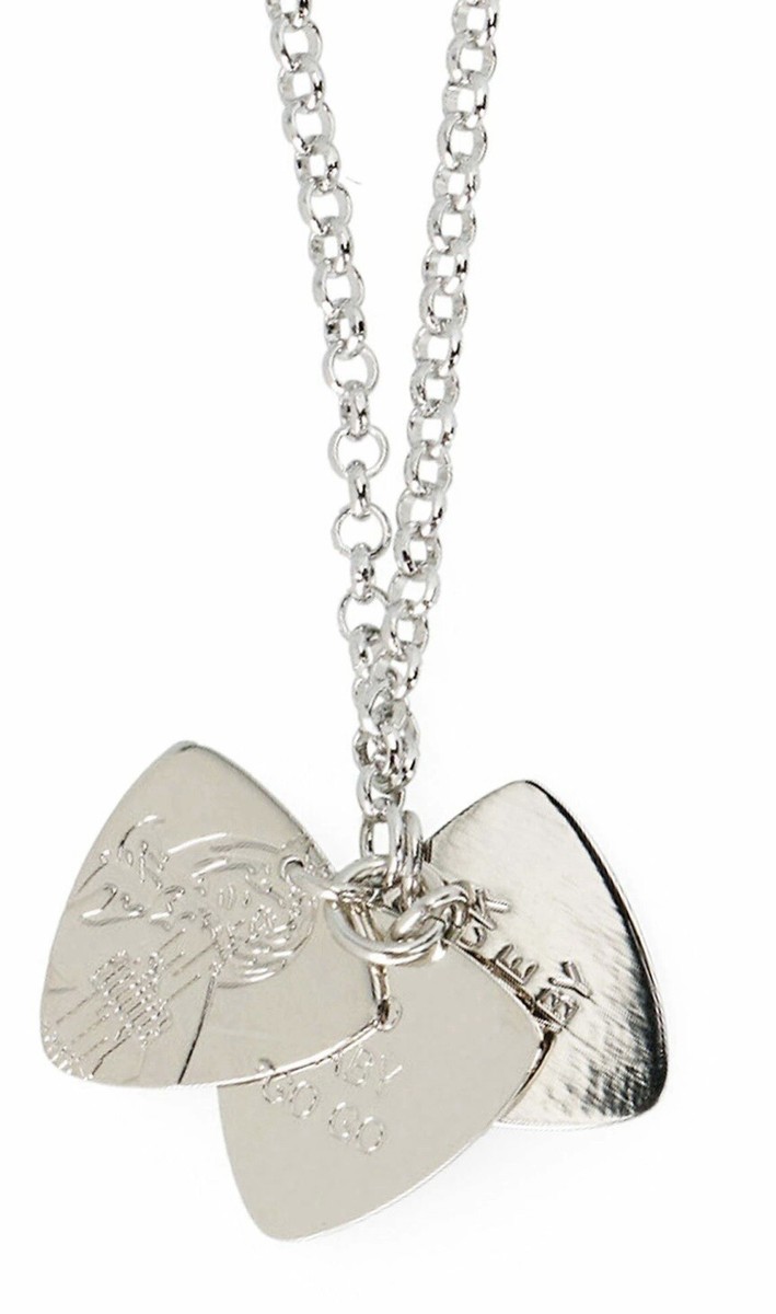 PICKネックレス HYSTERIC GLAMOUR WOMAN ON SKULL PICK Necklace Guitar Pick