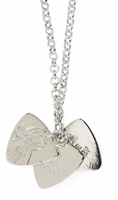ネックレス・ペンダント [Hysteric]Glamour On Skull Pick Necklace Silver HYSTERIC GLAMOUR WOMAN ON SKULL PICK Necklace Guitar Pick