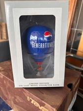Pepsi Generation Next Hot Air Balloon Die Cast Bank  NEW un opened IN BOX
