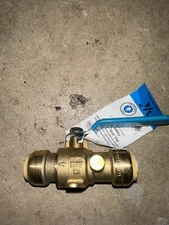 3/4" Shark Bite Slip Ball Brass Pipe Push Connect Valve Part #24616LFZC #O
