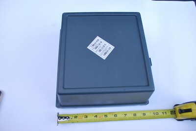 HEAVY DUTY OUTDOOR GREY ENCLOSURE SERVICE CABLE BOX PERFECT VISION 9X9X3.5''
