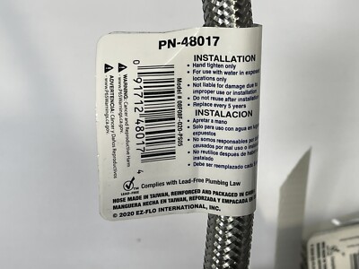 P New Lot of 20 Eastman 48017 Supply Line,1/2