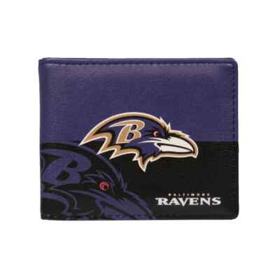 NFL Officially Licensed Baltimore Ravens Bi-Fold Wallet