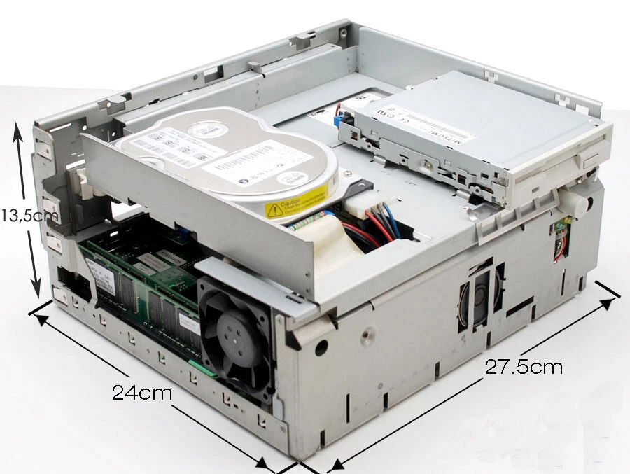 KOMPAKTER PC + ISA SLOT MIT WINDOWS 98 1200MHZ 256 MB 2x USB RS 232 LAN LPT #W8 - Bild 3 von 4