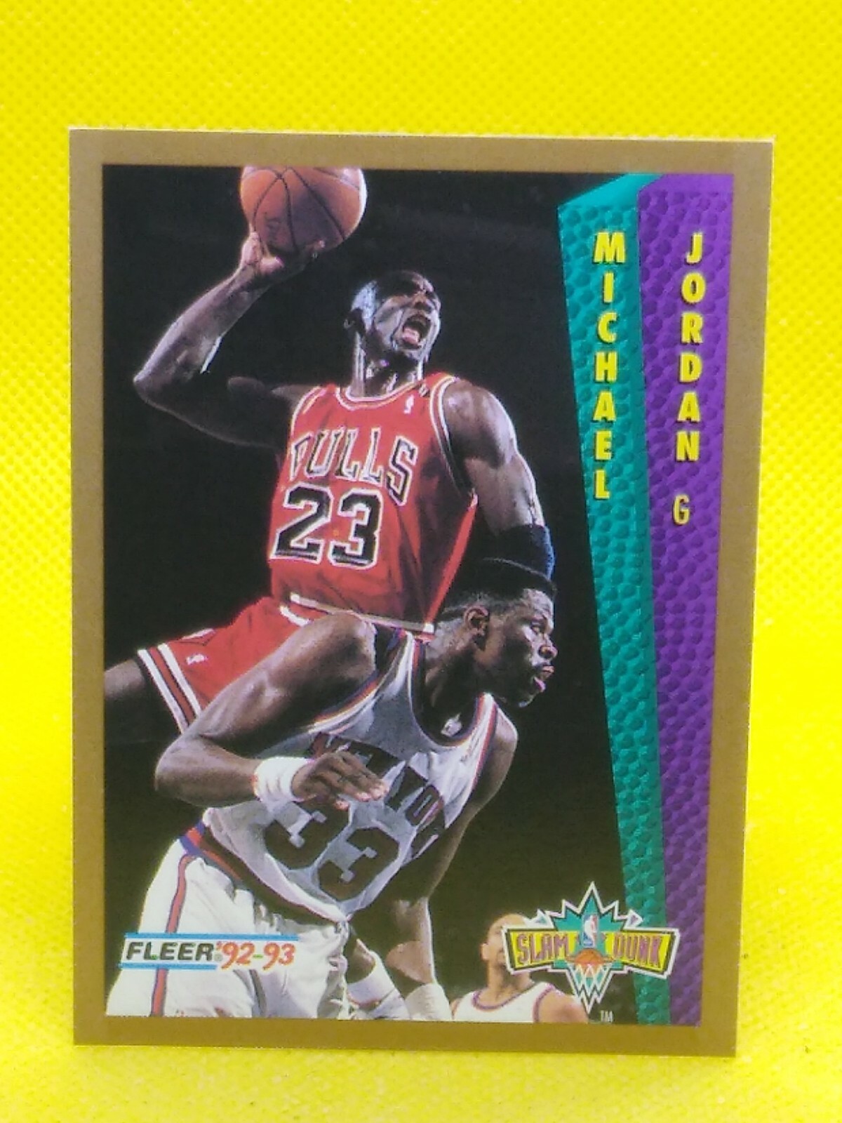 Michael Jordan 1992-93 Fleer SLAM DUNK #273