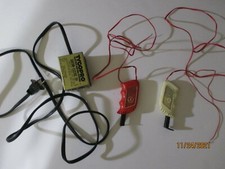 Vintage 1960's 1970's Tyco Racecar Transformer And 2 Plunge Controllers Untested