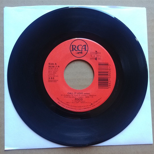 POCO Call It Love 45 7" SOUTHERN COUNTRY ROCK Record Vinyl 1989 RCA Records
