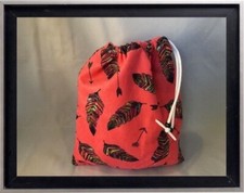 Gymnastics Leotard Grip Bags / Flowing Feathers Gymnast Birthday Goody Bag