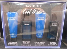 4 Piece Set DavidOff Cool Water No Exp New & Unused
