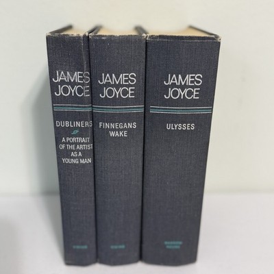 3 James Joyce Novels: Finnegans Wake, Ulysses, Dubliners By Viking Press