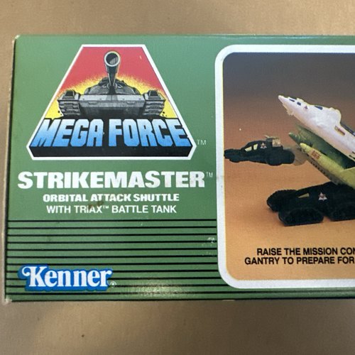 Kenner MEGA FORCE - STRIKEMASTER Attack Shuttle mit Diecast Tank - Sealed (1989) - Bild 8 von 24