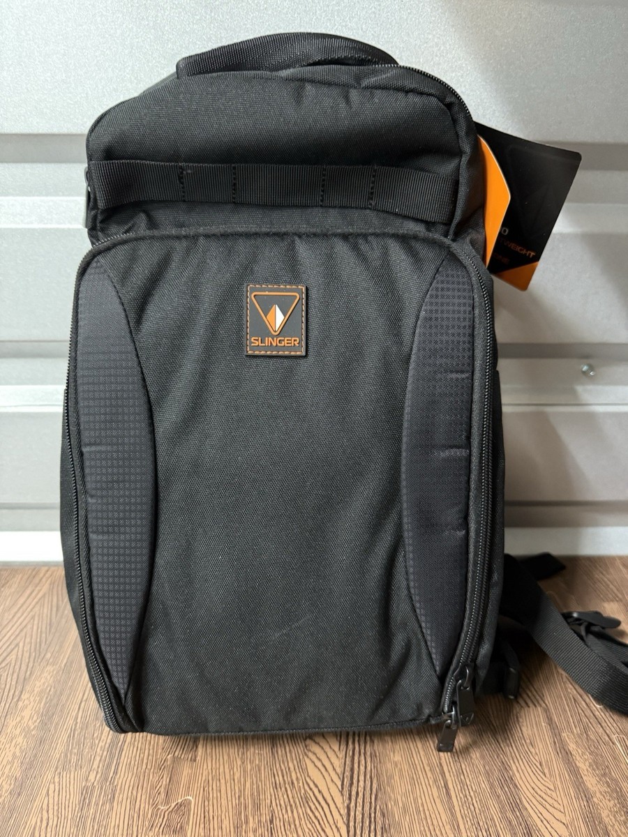 americana leather zip top backpack Vintage Americana By Sherif Black Leather Triangle Backpack Purse