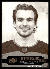 2021-22 Upper Deck UD Portraits Marian Studenic New Jersey Devils #P-69