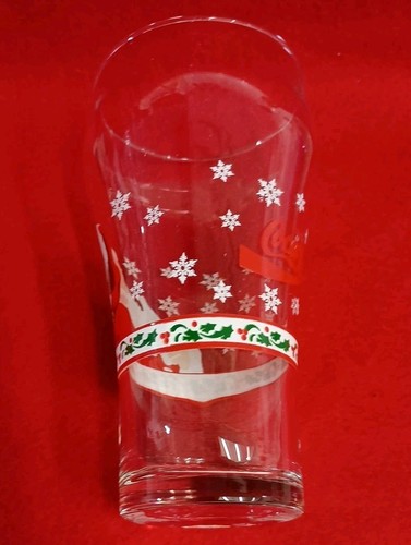 New 1994 Coca-Cola Santa 16oz Holiday Christmas Vintage Drinking Glasses Cup NOS - Picture 13 of 16