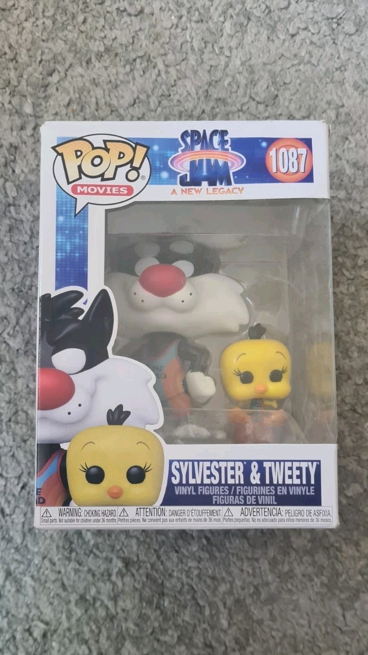 Funko Pop! Vinilo: Sylvester And Tweety #1087 Space Jam: A New Legacy