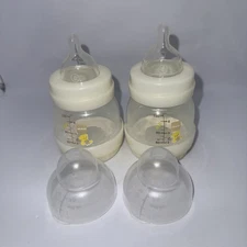 MAM Easy Start 5 oz Anti Colic - Cream (set of 2) ‘0’ Nipple