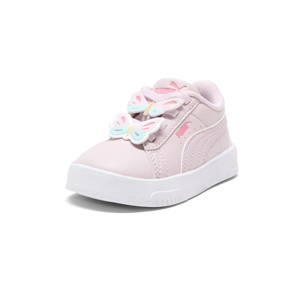 PUMA Jada Clásico Mariposas Sin Cordones Infantes Niñas Rosa Tenis Zapatos Informales 4 Foto 2 de 4