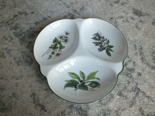 Royal Worcester Herbs Nibbles Plate Beautiful Hardly Used