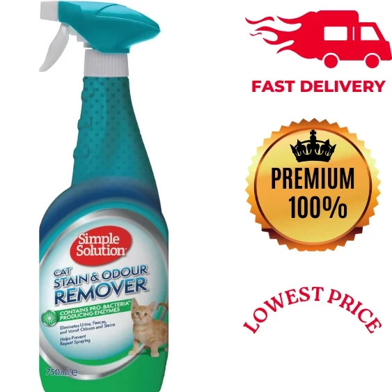Simple Solution Pet Stain and Odour Remover Spray for Dogs - 750ml