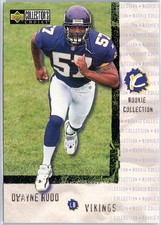 Dwayne Rudd 1997 Upper Deck Collectors Choice #355 Minnesota Vikings Rookie Card. rookie card picture