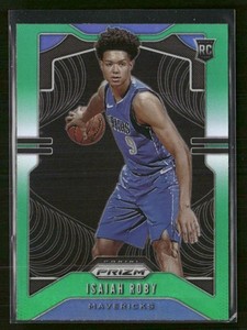 2019-20 Panini Prizm #283 Isaiah Roby Prizms Green RC