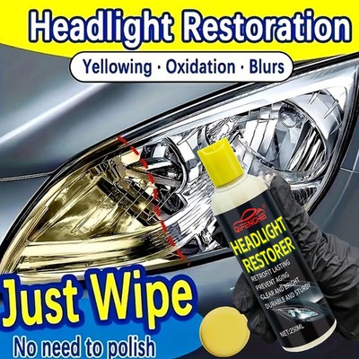 8.5oz Car Headlight Restoration Fluid Automotive Headlight Oxidation