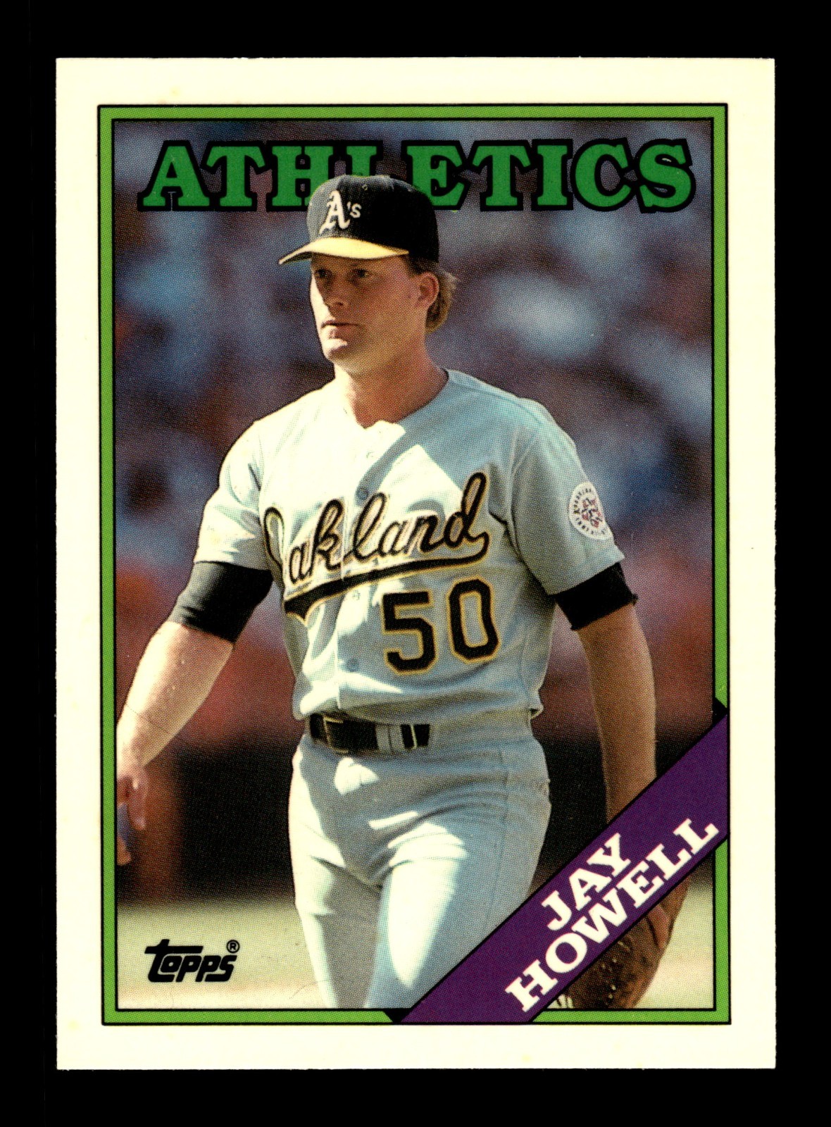 JAY HOWELL ⚾ 1988 Topps Collector's Edition Tiffany #690 Oakland Athletics