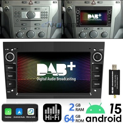 DAB+ Android Autoradio Für Opel Vectra Zafira B Astra H Corsa CarPlay GPS Navi