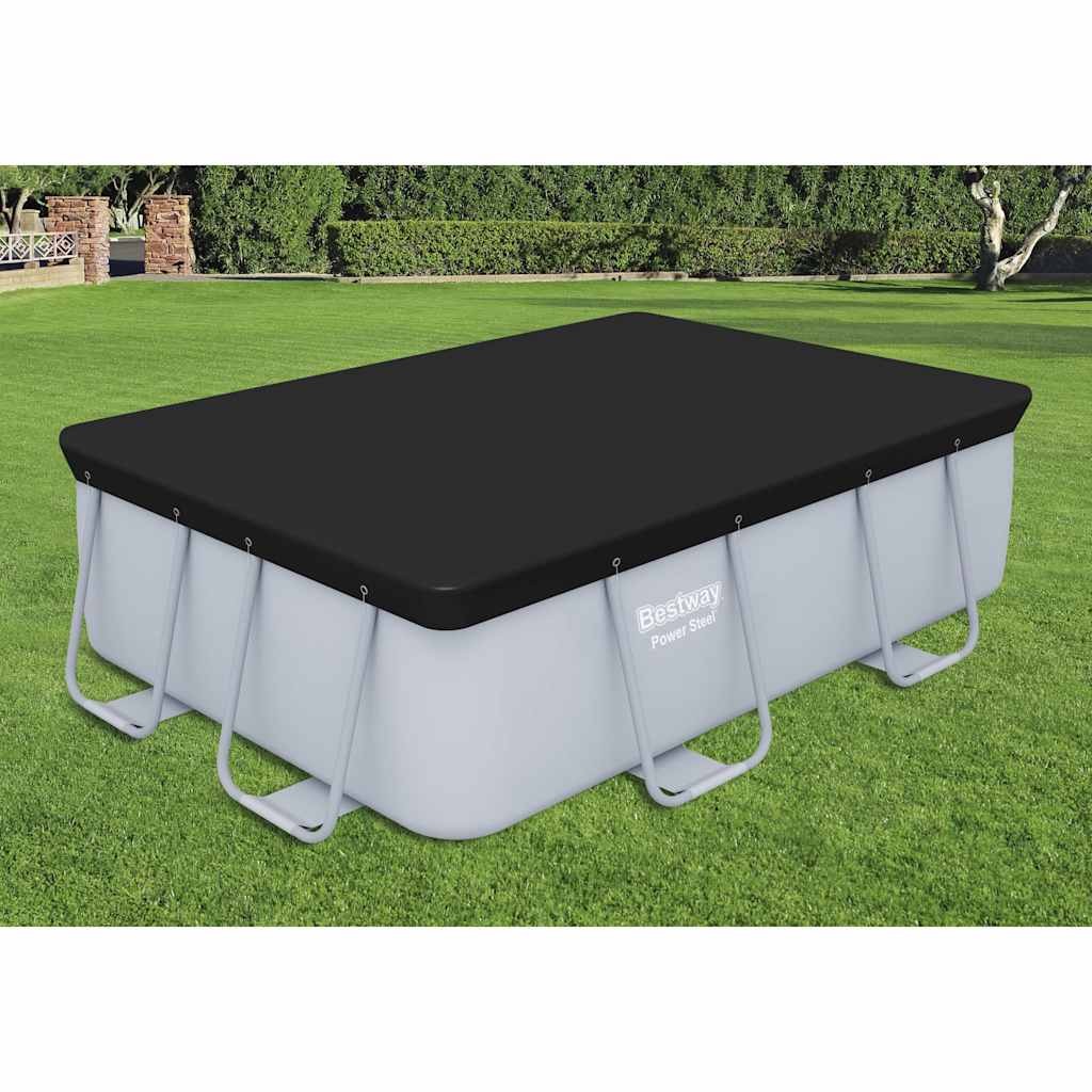 Bestway Couverture de Piscine Flowclear 269x179 cm Housse de Protection Bâche