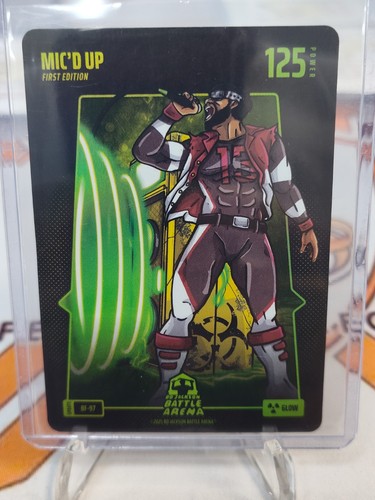 2025 Bo Jackson Battle Arena Update MIC'D UP Mike Evans #BF-97 Glow Battlefoil!