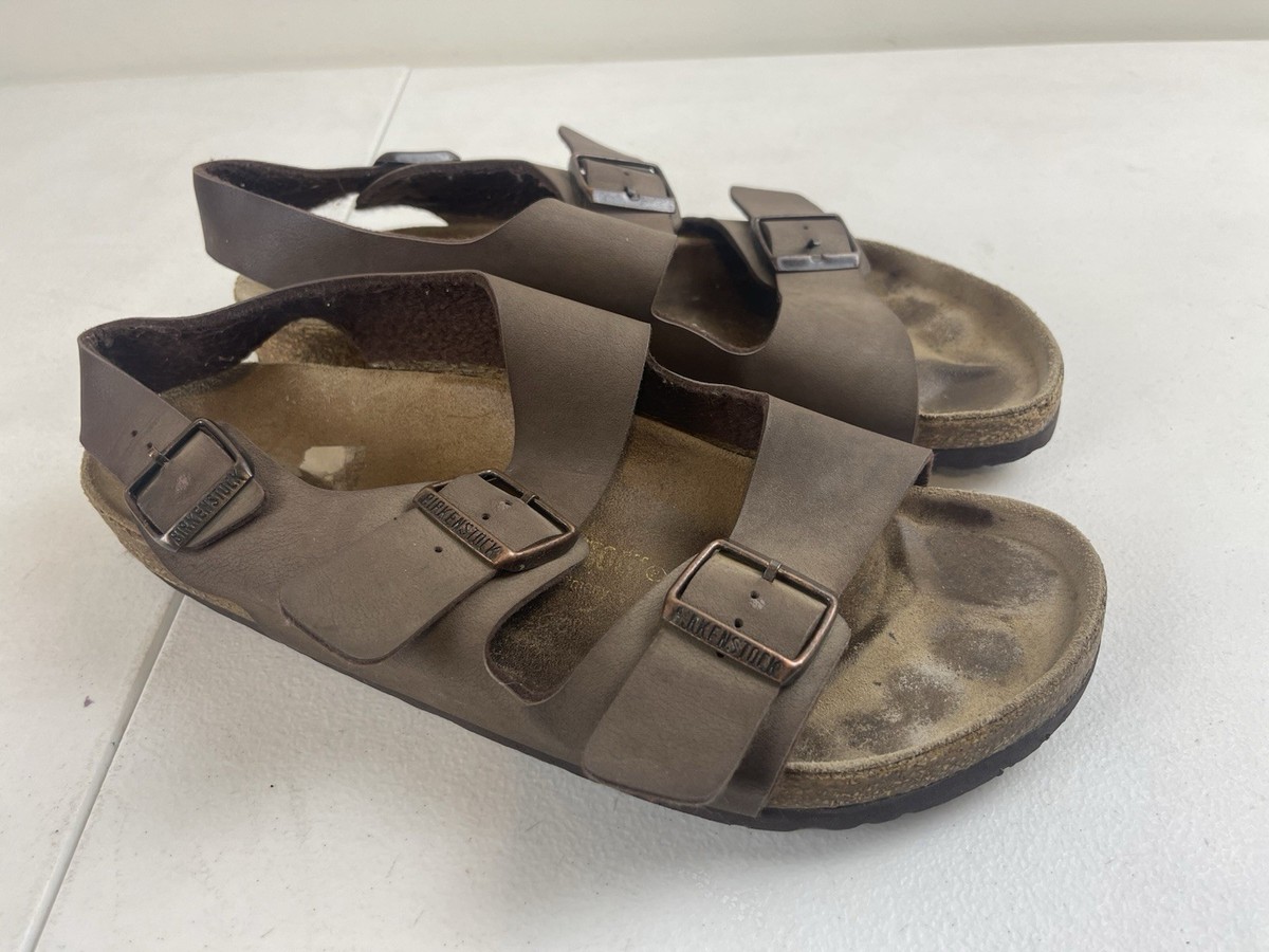 Birkenstock Brown Size-43 280 Size-M10 Double Strap Unisex Sandal EUC SB12 Birkenstock 43 280 M10 Brown Double Strap Unisex Sandals  main image 4