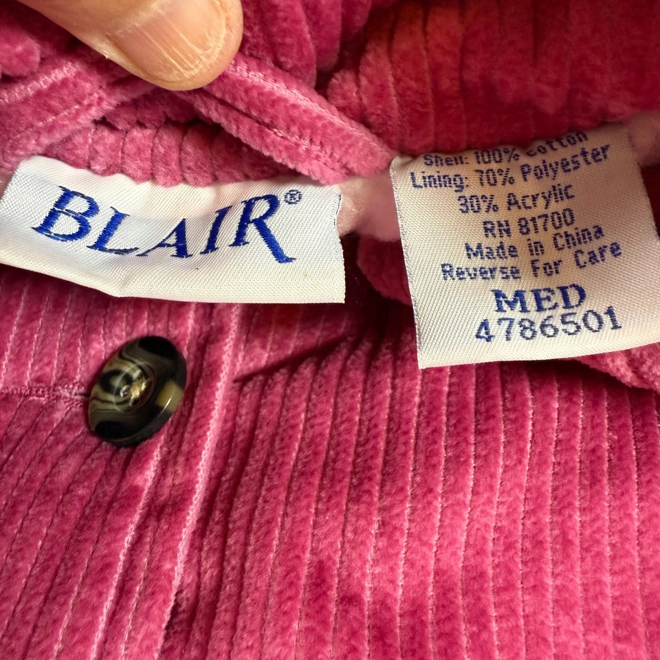 Chaqueta Abrigo Blair Mujer Mediana Rosa Pana Sherpa Forrada Granero Foto 2 de 4