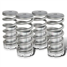 Front + Rear Coilover Springs Silver + Num Scale Compatible with 1994-2001