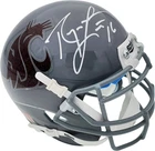Ryan Leaf Signed Washington State Cougars Gray Schutt Mini Helmet Beckett