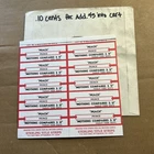 Prince Peach Nothing Compares 2 U Lot Of 10 Jukebox Title Strips Sheet B3
