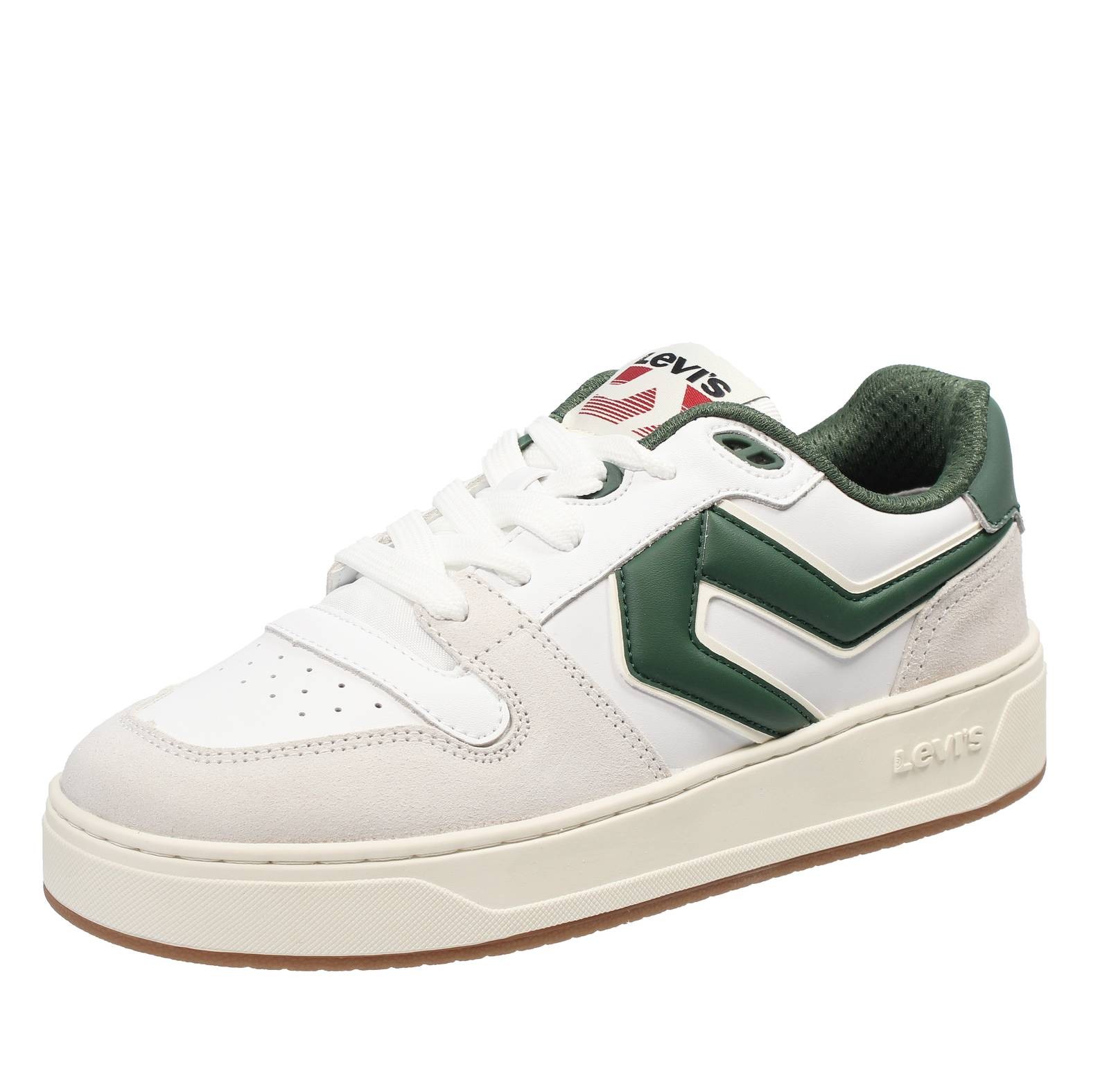 Levis Glide - Low Sneaker aus weiem Leder - Gre 42 26cm Herrenschuhe 17790₽