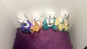 Vintage Limited Treasures State Quarter Coin Bears 50 States 4 Bears Total