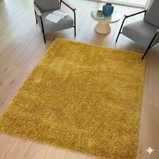 Image of Diva Yellow Rug & Carpet 120x170cm, Chic Living Room Bedroom By Asiatic RRP 400