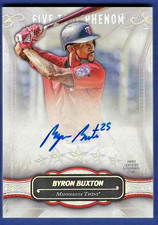 2021 Topps Five Star Byron Buxton Five Tool Phenom Autograph #FTP-BB 8/25