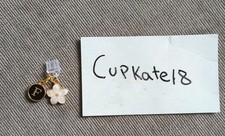 USB Type-C Dust Plug with Letter F  White Flower Charms Plastic Protector Phone