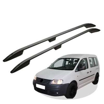 Dachreling passend für VW Caddy 3 Baujahr ab 2003 bis 2009 Schwarz mIt ABE