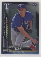 2016 Bowman Chrome Scout's Top 100 Updates Blue Refractor 9/150 Ariel Jurado xi6